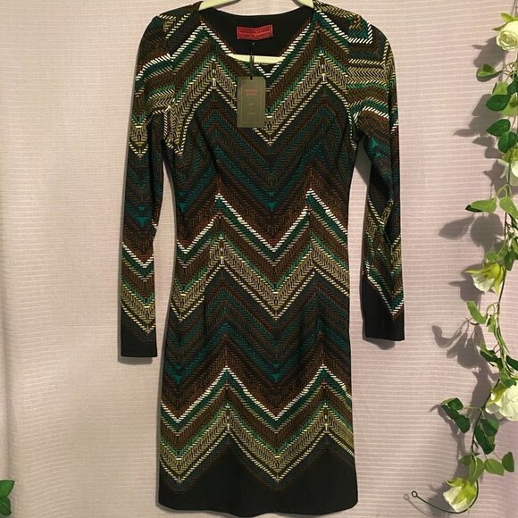 NWT MELISSA MASSE SIZE SMALL DESIGNER DRESS LONG SLEEVED "MADE TO MEASUR… - Picture 3 of 9